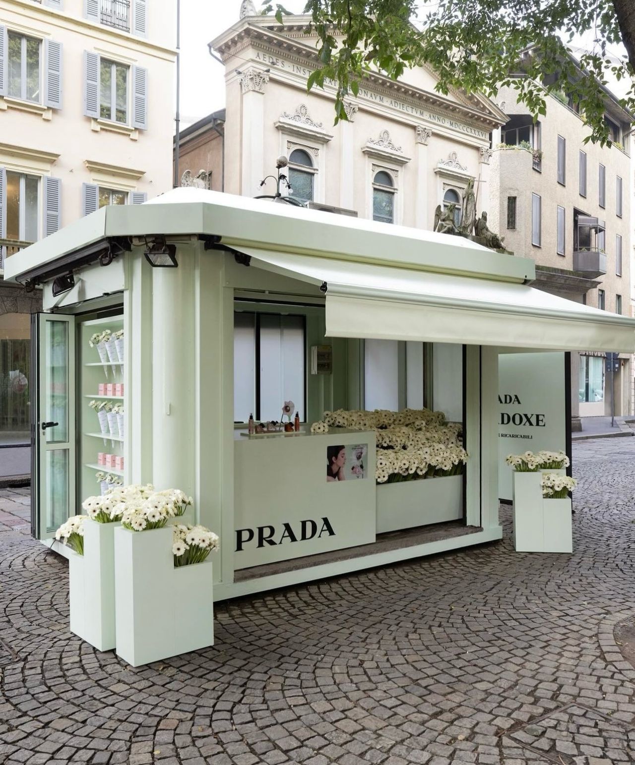 prada pop up store ooh
