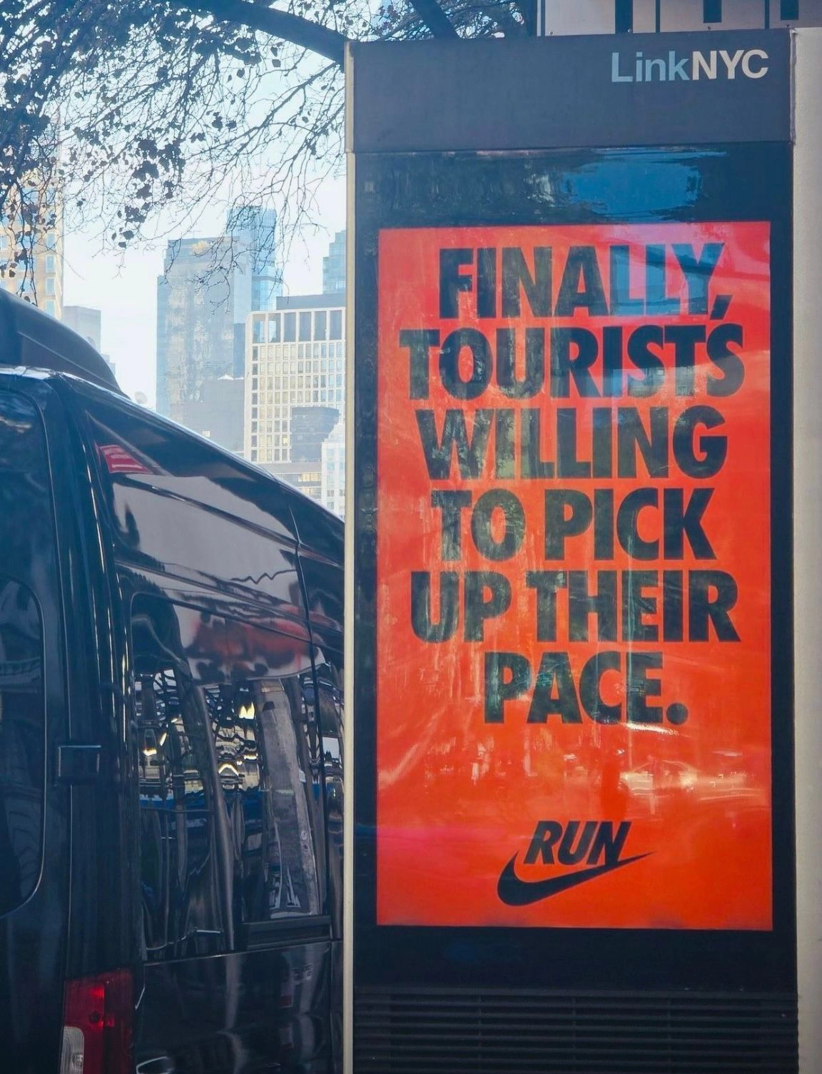 Nike campaña ooh NY