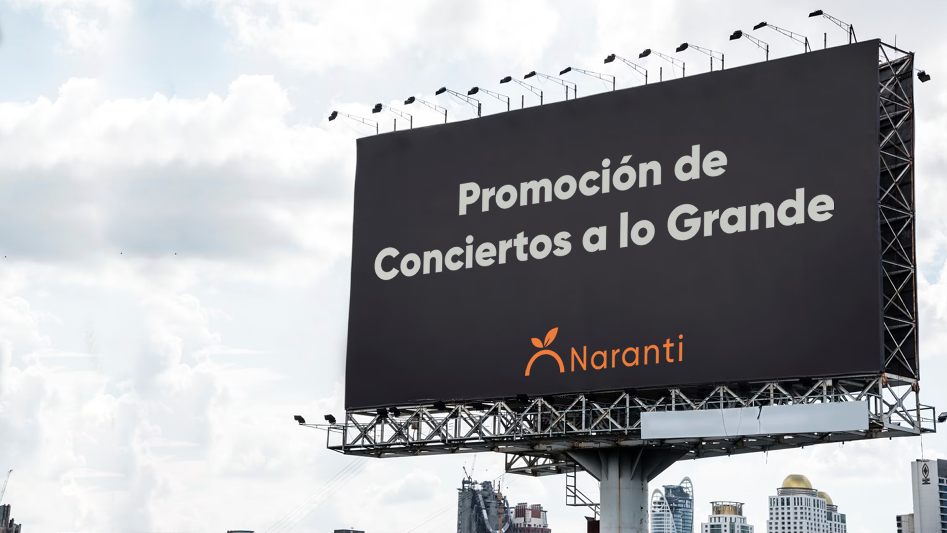 publicidad de conciertos, publicidad exterior para eventos