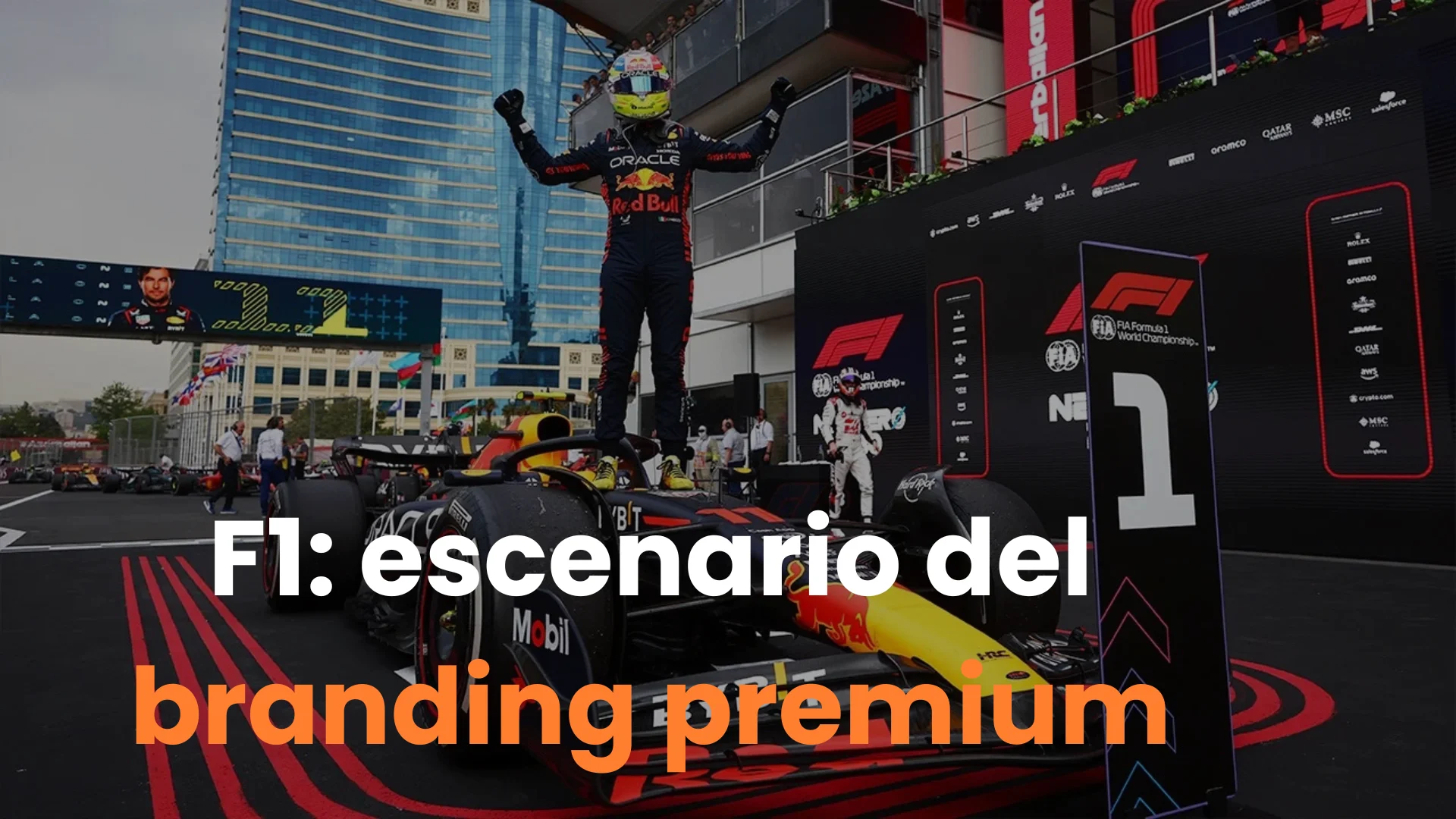 patrocinio visual F1, F1, branding en Fórmula 1, Red Bull estrategia de patrocinio